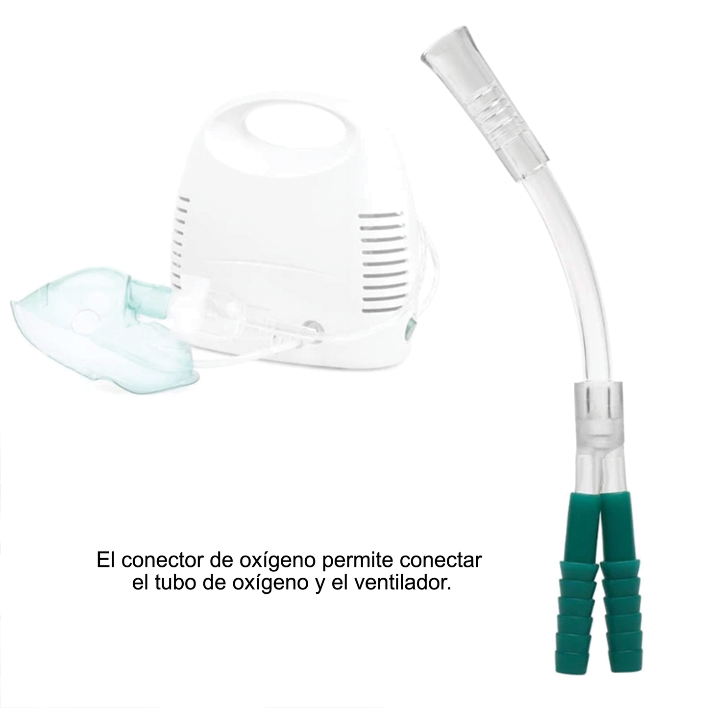 Tubo de Oxígeno Cánula Nasal para Concentrador de Oxígeno para x3 Personas
