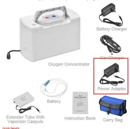 Batería Recargable para Concentrador de Oxígeno